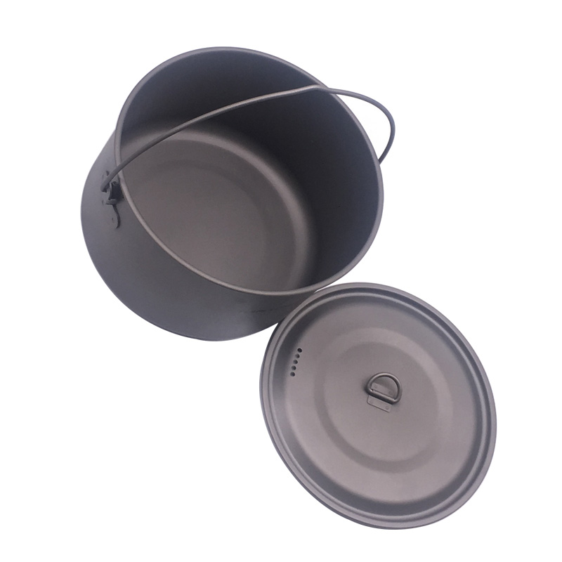 Camping Cooking Pot Stainless Steel - FLAME'S العقيدة 1100 مللي 1950 مللي
