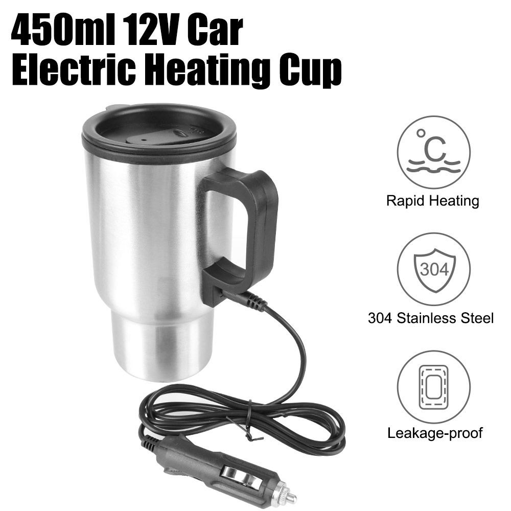 Camping Cooking Mug - غلاية سيارة كهربائية للتدفئة ، غلاية