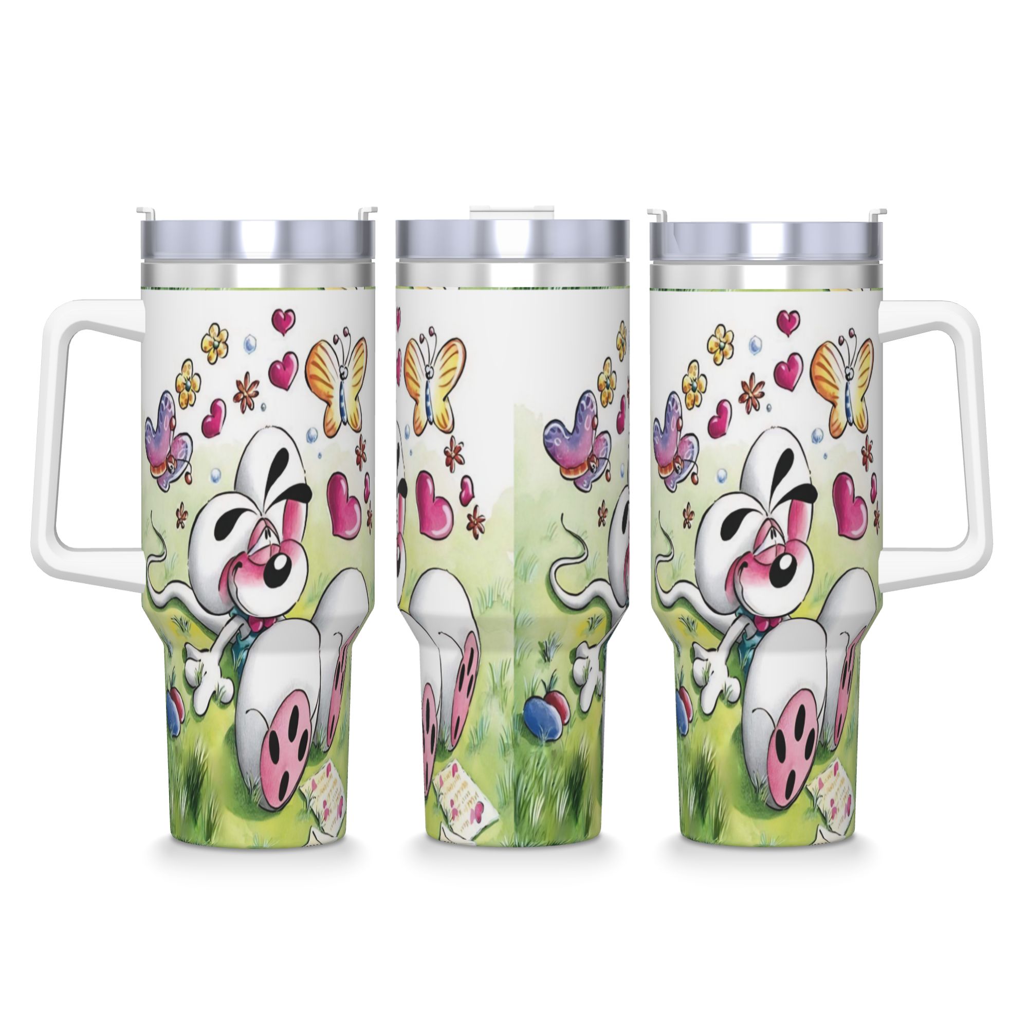 Camping Cooking Mug - كارتون D-Diddl كوب من الفولاذ المقاوم