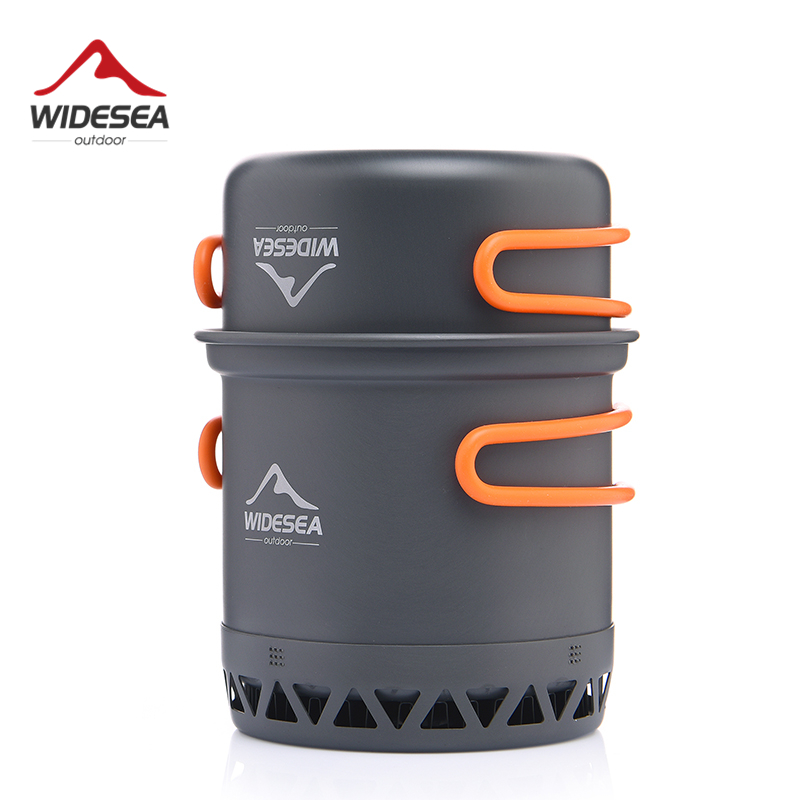 Quechua Camping Cooking Set - Widesea وعاء التخييم 1.3L 2.3L تجهيزات