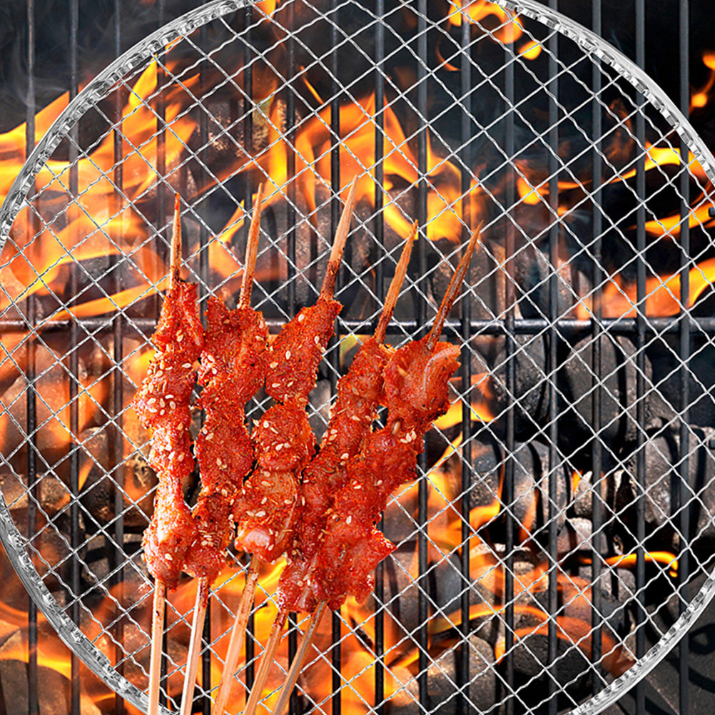 Camping Cooking Bbq - 10 قطع شبكة شواء دائرية للشواء