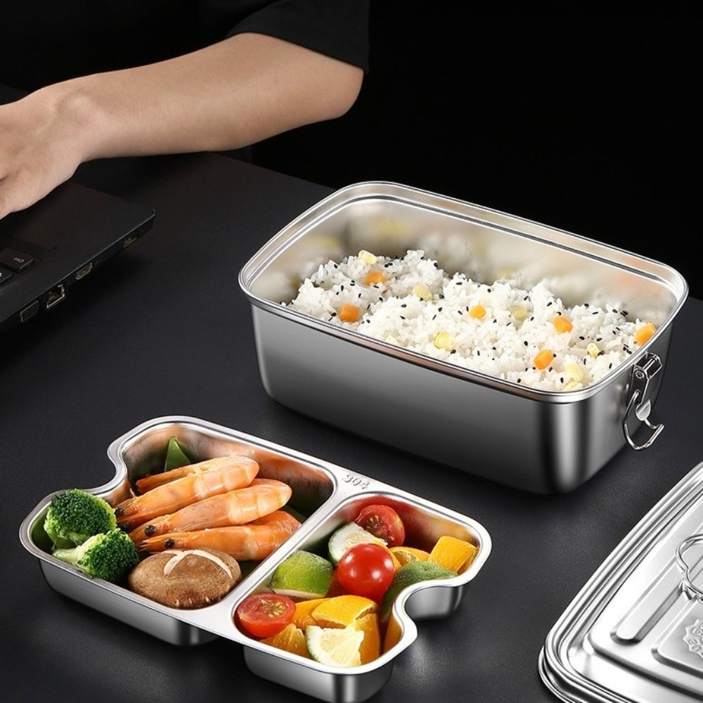 Camping Cooking Stove - طبقة مزدوجة صندوق غداء من الفولاذ