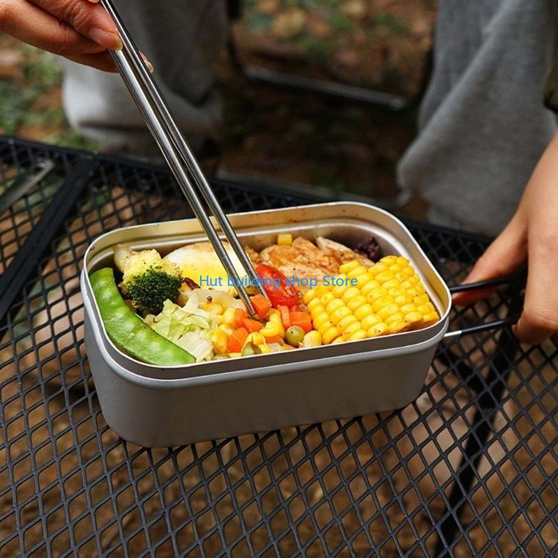 Japanese Camping Cooking - T21C 800ML في الهواء الطلق صندوق