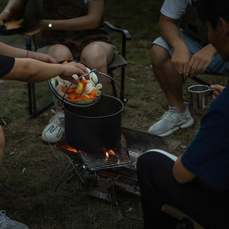 Camp Grill Portable Folding - شواية محمولة قابلة للطي من الفولاذ