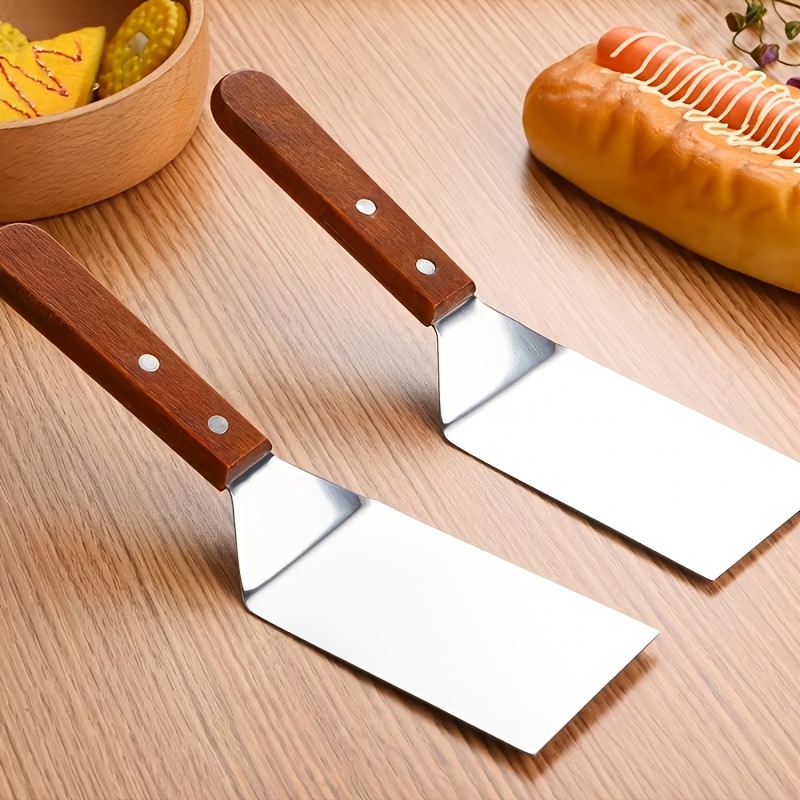 Camping Cooking Essentials - ملعقة قلي من الفولاذ المقاوم للصدأ،