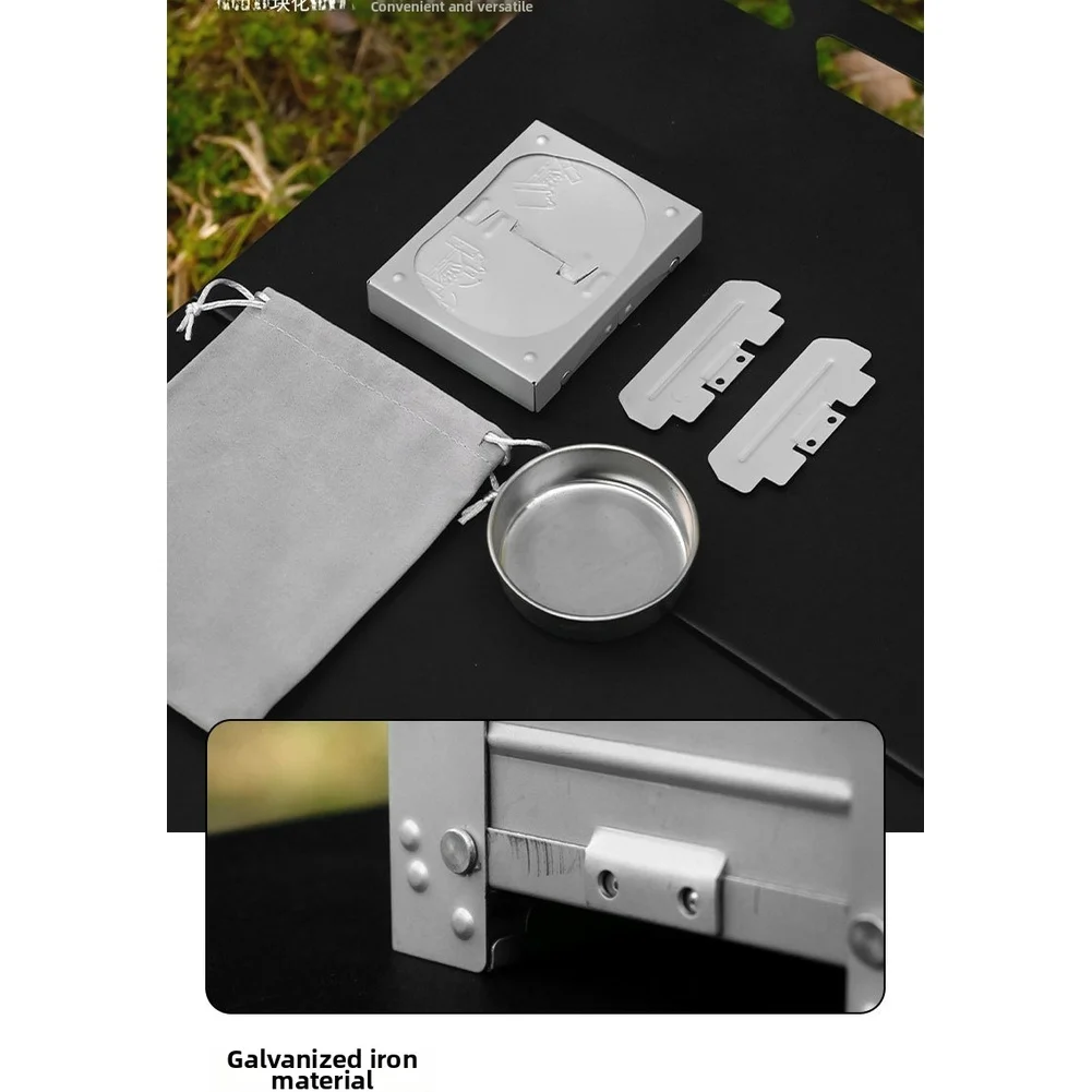 Camping Cooking Lightweight - موقد محمول قابل للطي يعمل بالوقود
