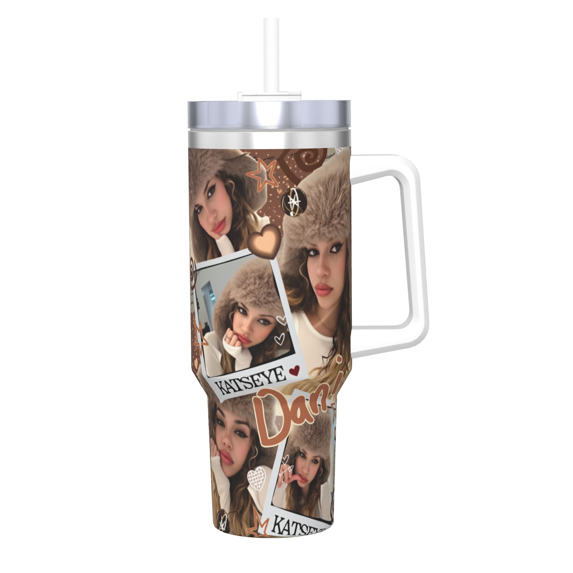 Camping Cooking Mug - Katseye Kpop الفتيات بهلوان المشروبات الساخنة