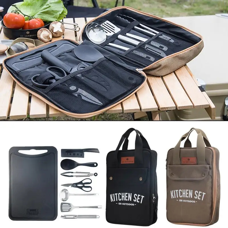 Quechua Camping Cooking Set - طقم أدوات طهي للتخييم مكون من