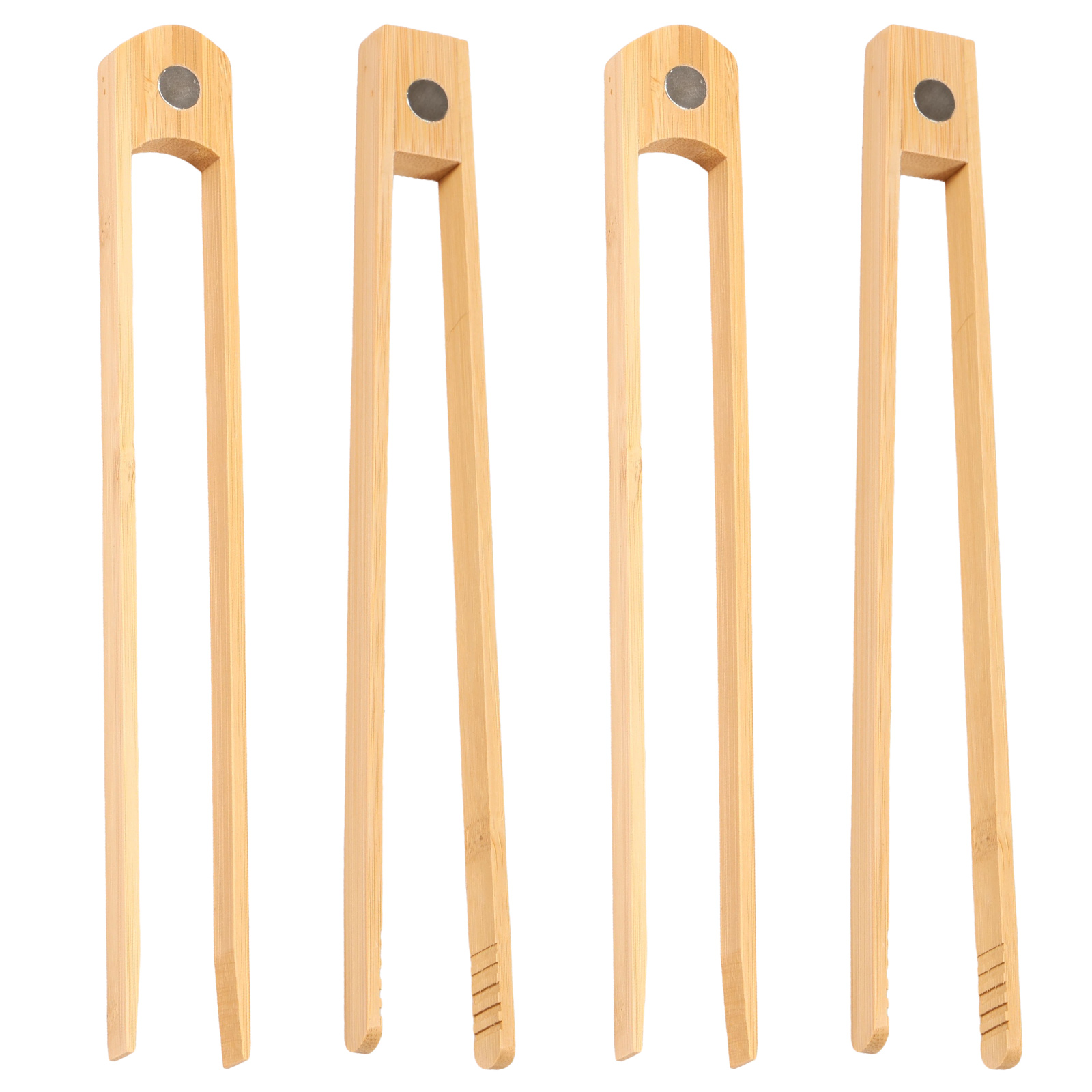 Camping Cooking Tool Set - الخيزران محمصة ملقط مجموعة سهلة الاستخدام