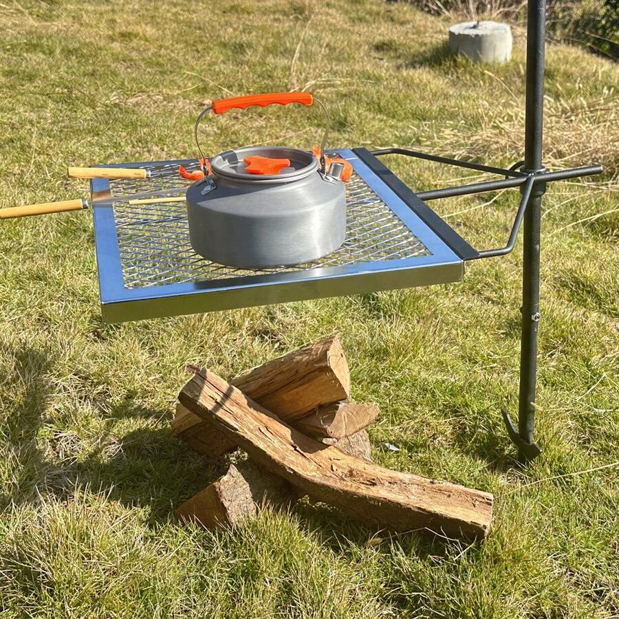 Camping Cooking Without Fire - 360 ° شواية نار قابلة للتعديل