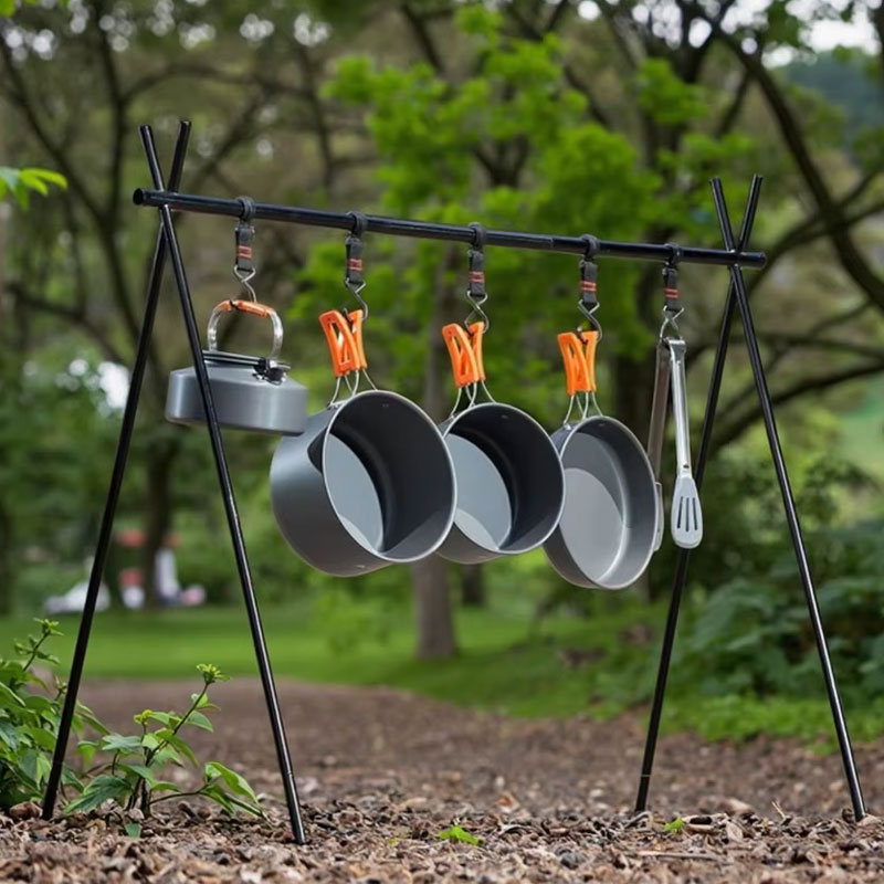 Camping Cooking Mess Kit - مجموعة أواني طهي للتخييم خفيفة الوزن