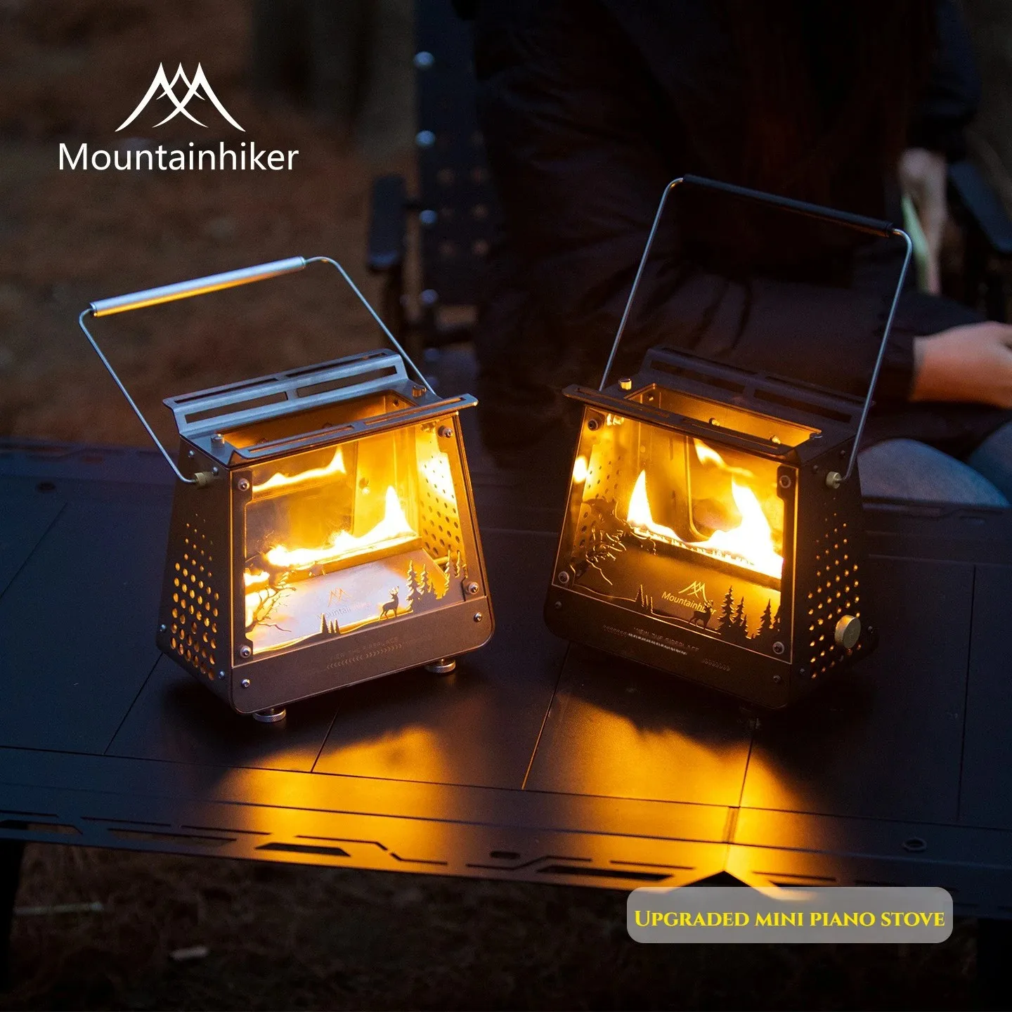 Camping Cooking Lightweight - موقد نار محمول صغير من الفولاذ