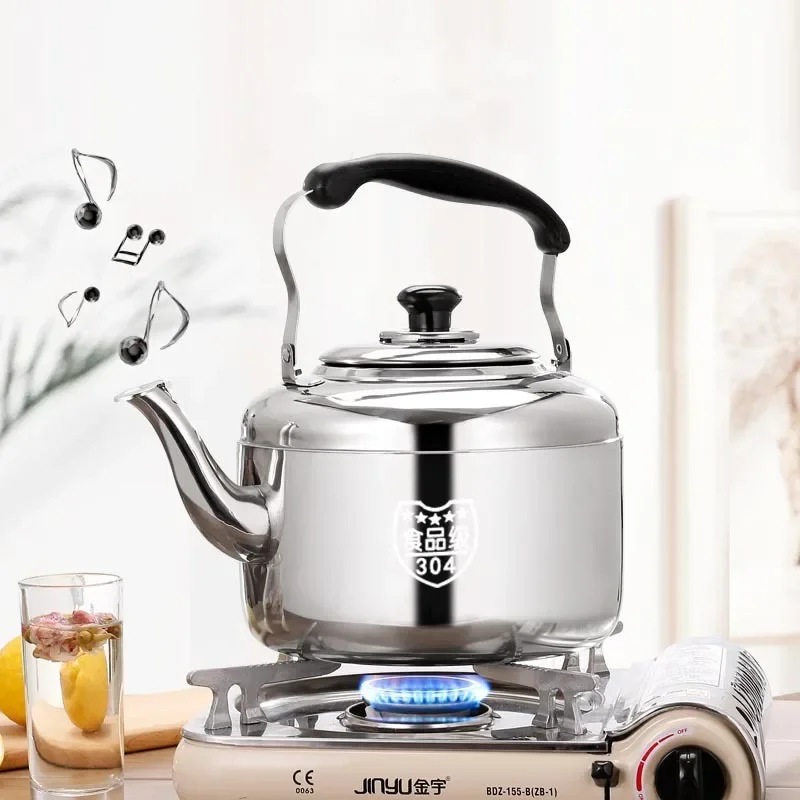 Camping Cooking Pot Stainless Steel - غلاية صافرة من الفولاذ المقاوم للصدأ