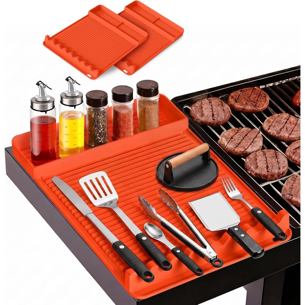 Camping Cooking Bbq - بساط شواء من السيليكون المقاوم للحرارة