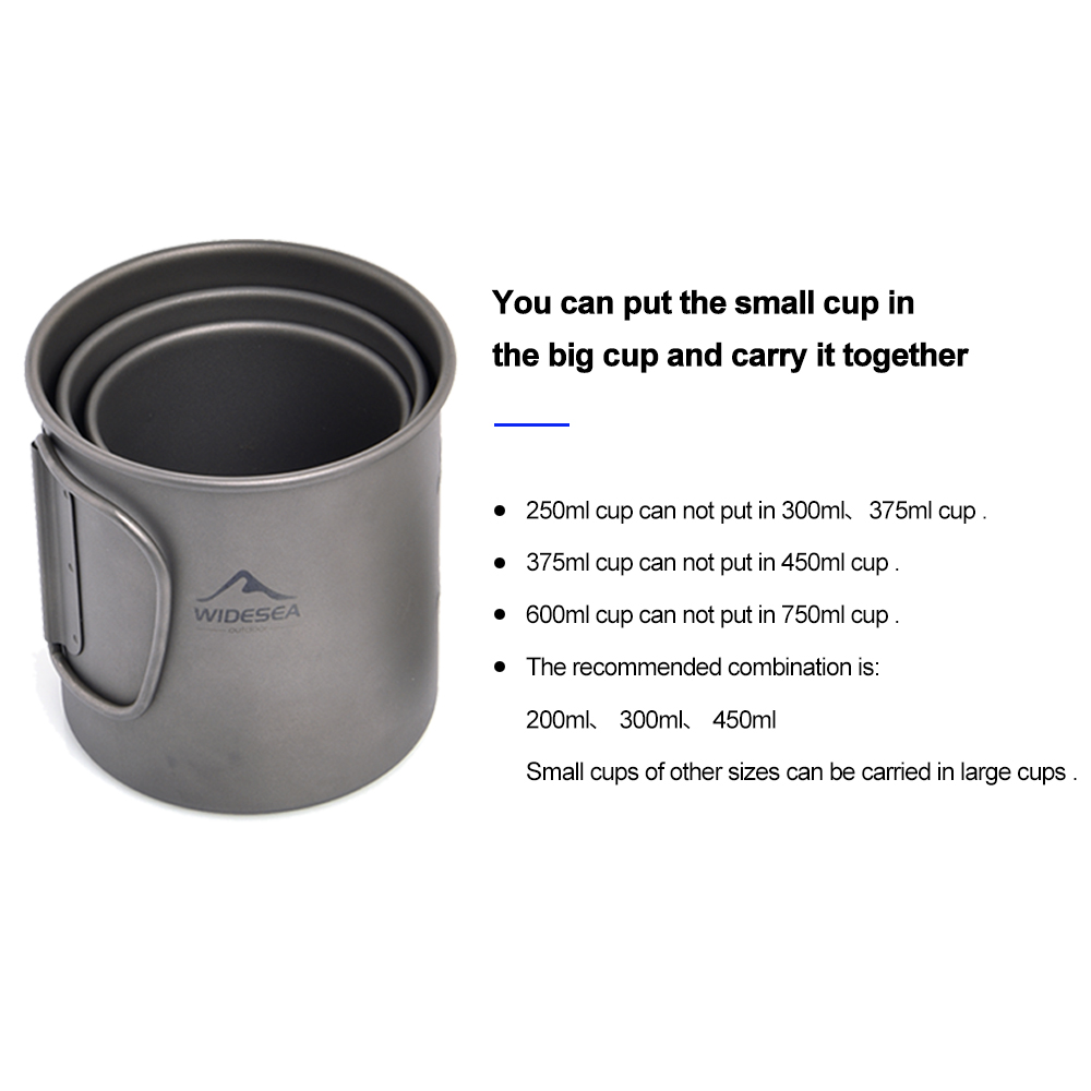 كوب تخييم من التيتانيوم من ويد - مراجعة Quechua Camping Cooking Set وسعره