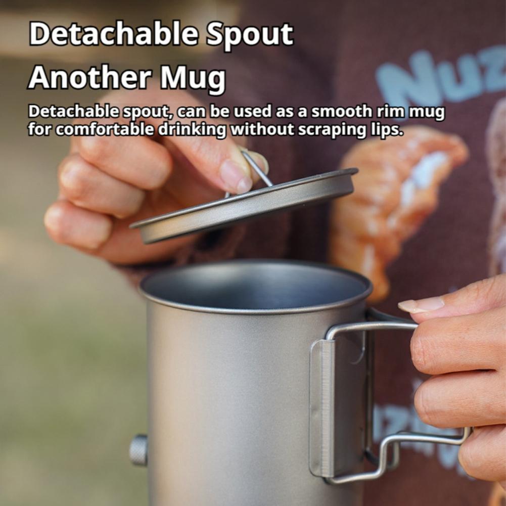 إبريق قهوة من التيتانيوم خفيف  - مراجعة Camping Cooking Lightweight وسعره
