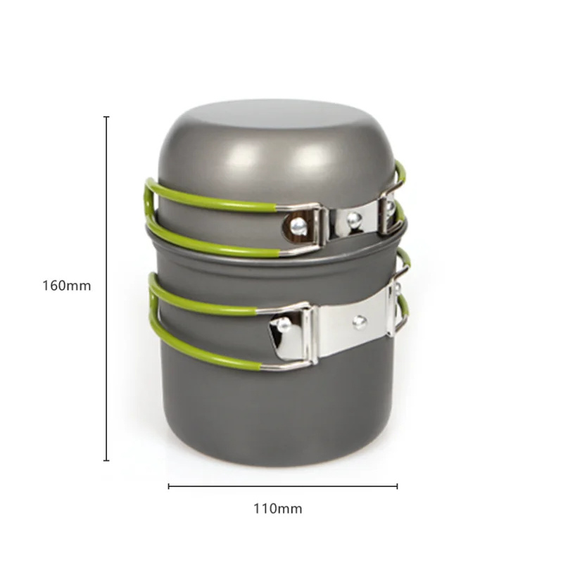 طقم أواني التخييم خفيف الوزن ل - مراجعة Camping Cooking Mess Kit وسعره