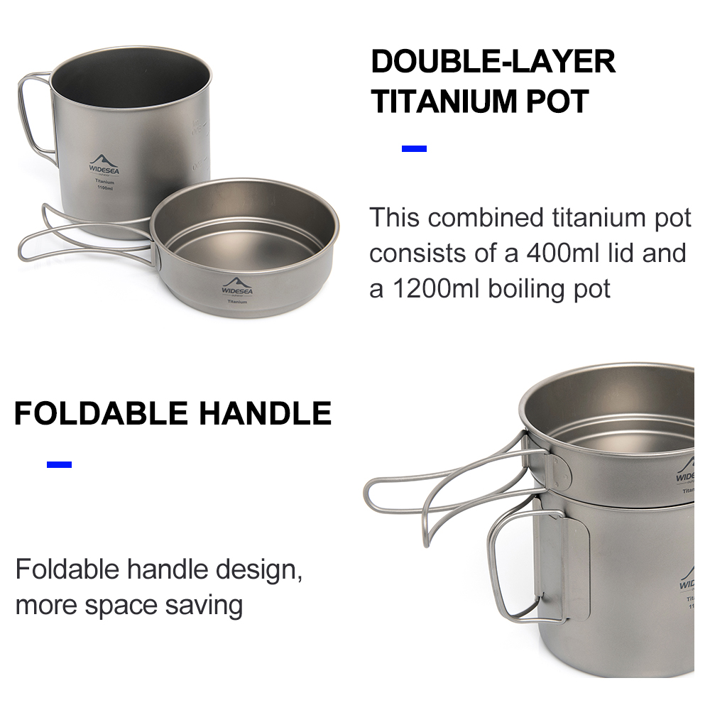 وعاء تخييم من التيتانيوم خفيف  - مراجعة Camping Cooking Cup وسعره