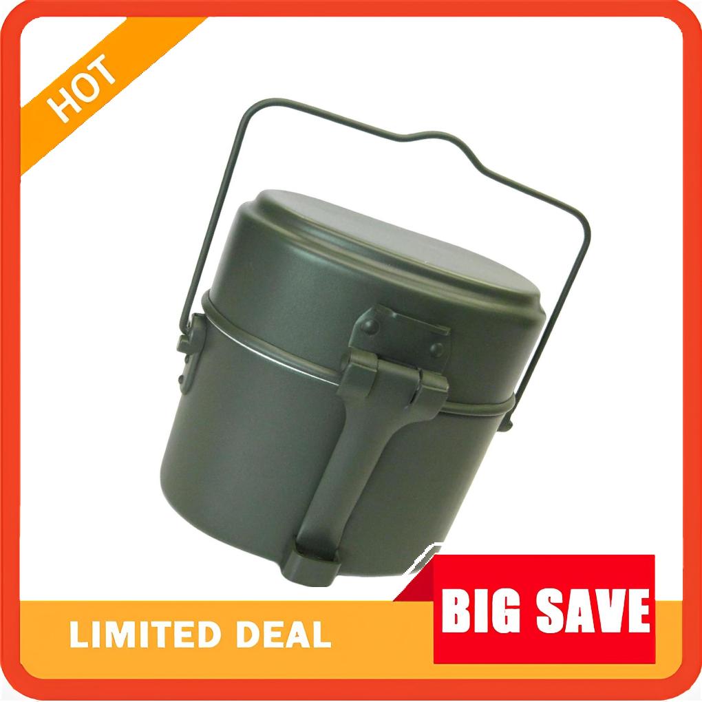 طقم طهي للتخييم والنزهات مكون  - مراجعة Camping Cooking Mess Kit وسعره