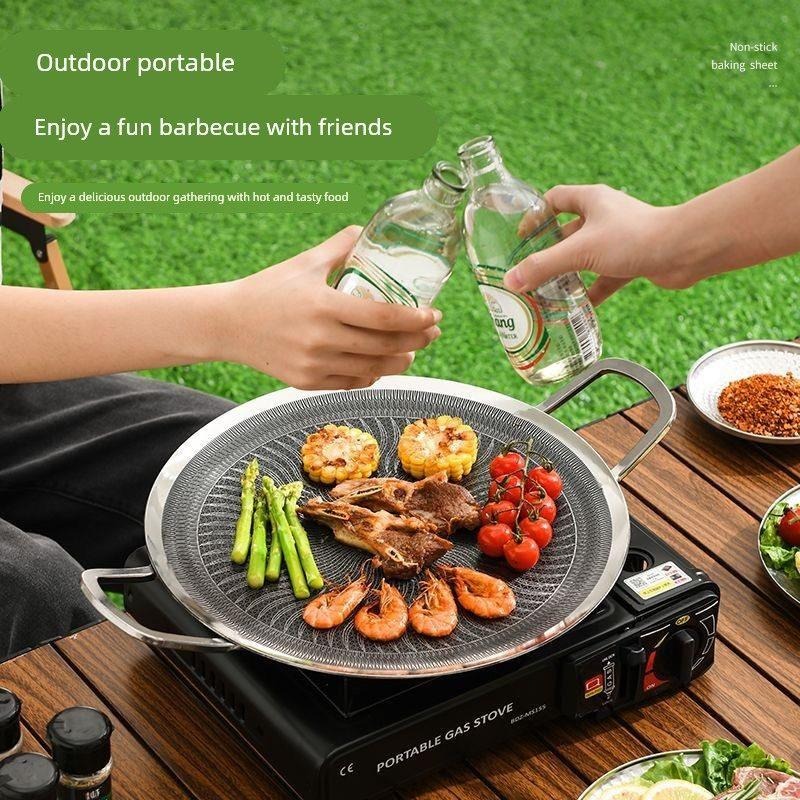مقلاة شواء متعددة الوظائف من ا - مراجعة Camping Cooking Fuel وسعره