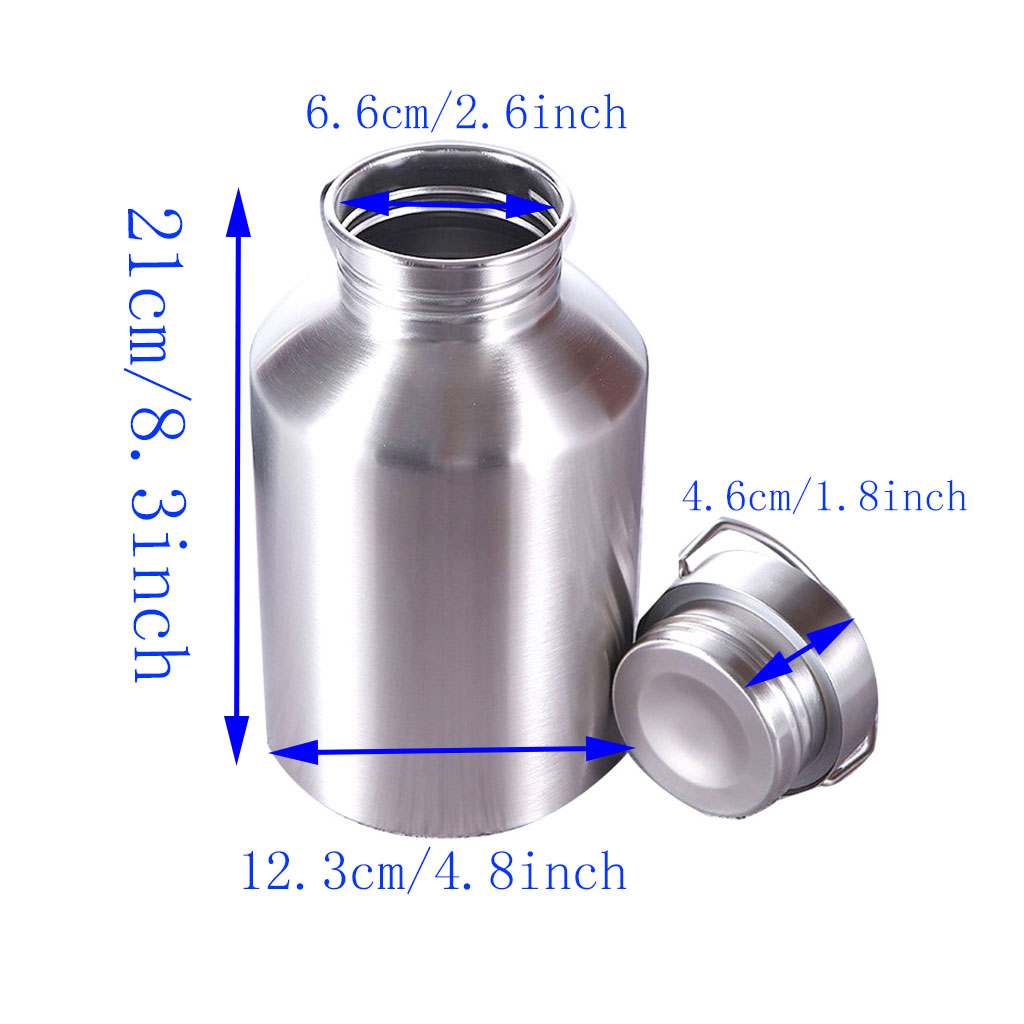 2000 مللي الرياضة زجاجة ماء مج - مراجعة Camping Cooking Pot Stainless Steel وسعره