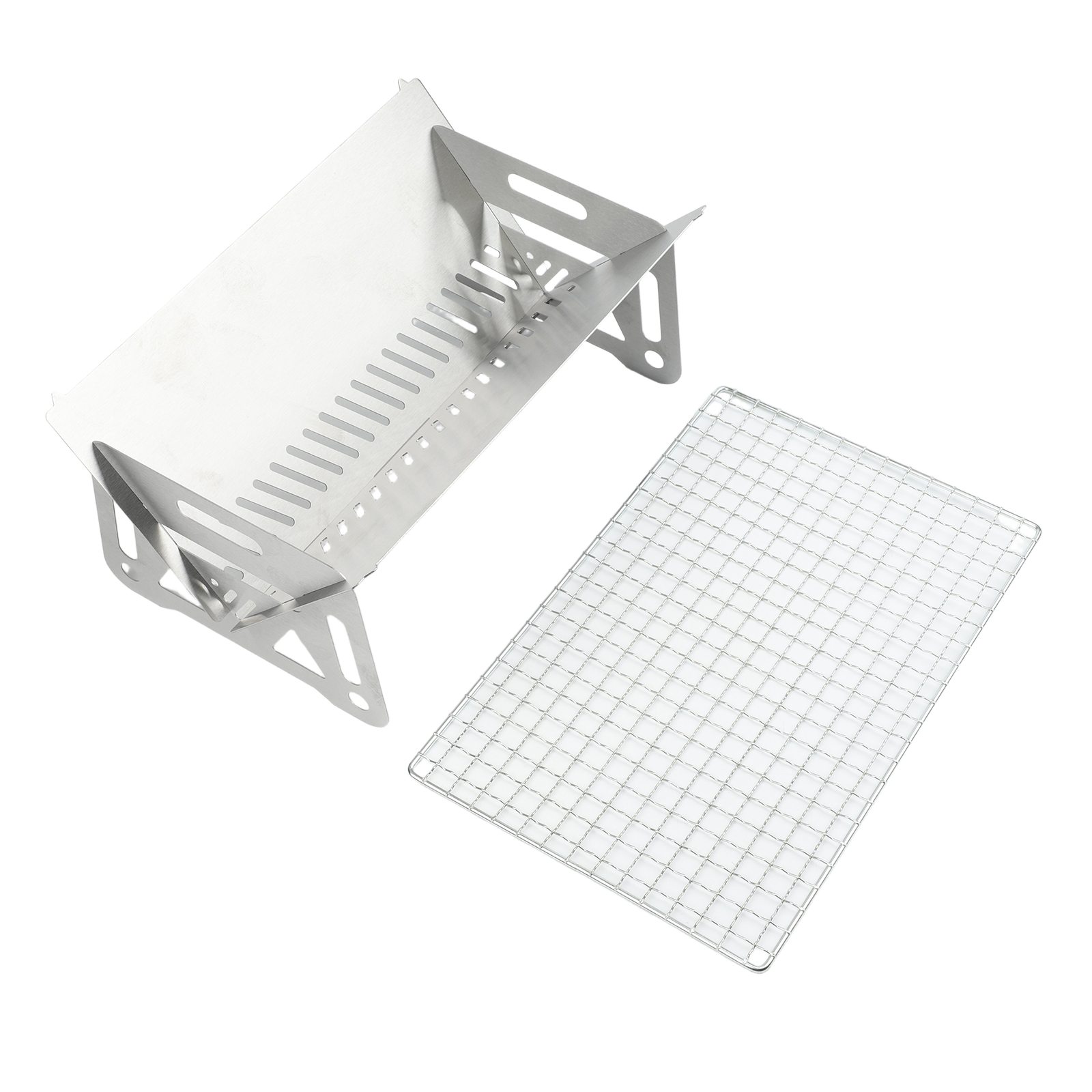 شواية فحم محمولة قابلة للطي من - مراجعة Camp Grill Portable Folding وسعره