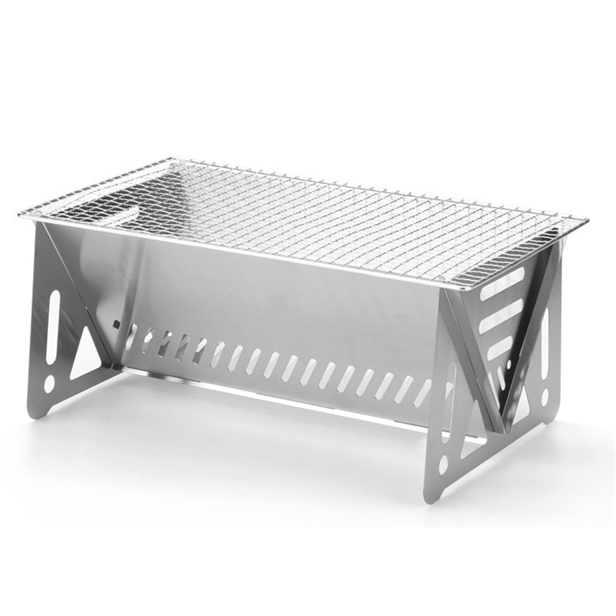 شواية فحم محمولة قابلة للطي من - مراجعة Camp Grill Portable Folding وسعره