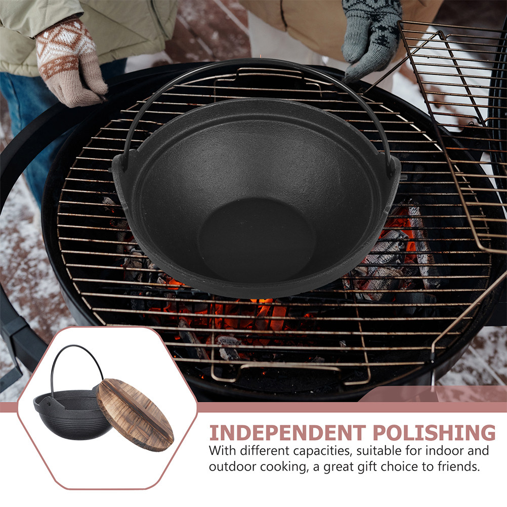 وعاء طهي حديدي متين بتصميم قاب - مراجعة Japanese Camping Cooking وسعره