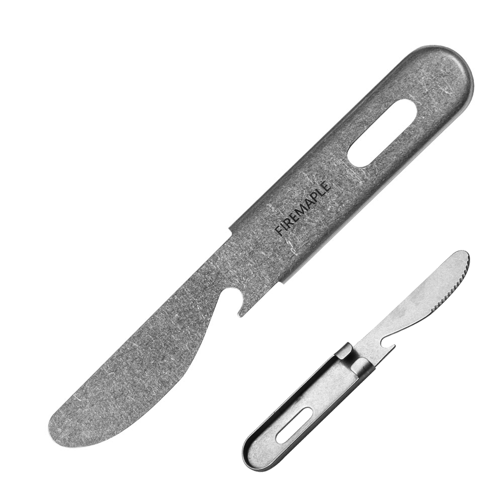 أدوات مائدة للتخييم من الفولاذ - مراجعة Quechua Camping Cooking Set وسعره