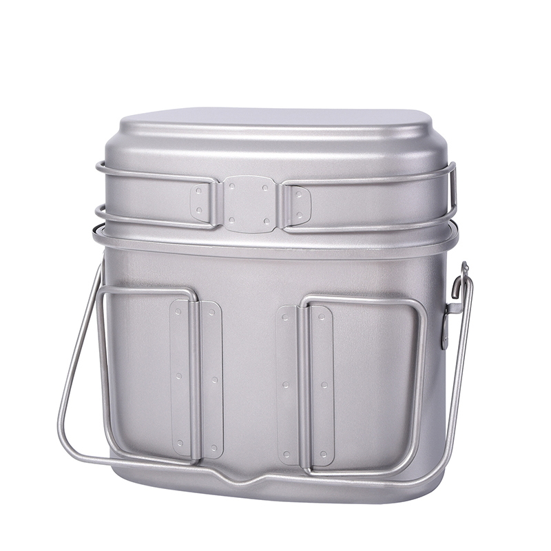 1.5L في الهواء الطلق العسكرية  - مراجعة Camping Cooking Mess Kit وسعره