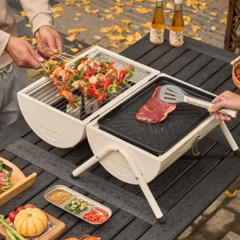 حامل موقد خارجي من الفولاذ الم - مراجعة Camping Cooking Lightweight وسعره