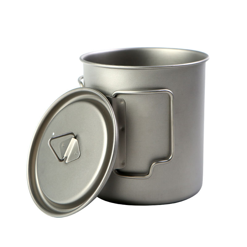 أكواب التخييم التيتانيوم 450 م - مراجعة Camping Cooking Cup وسعره