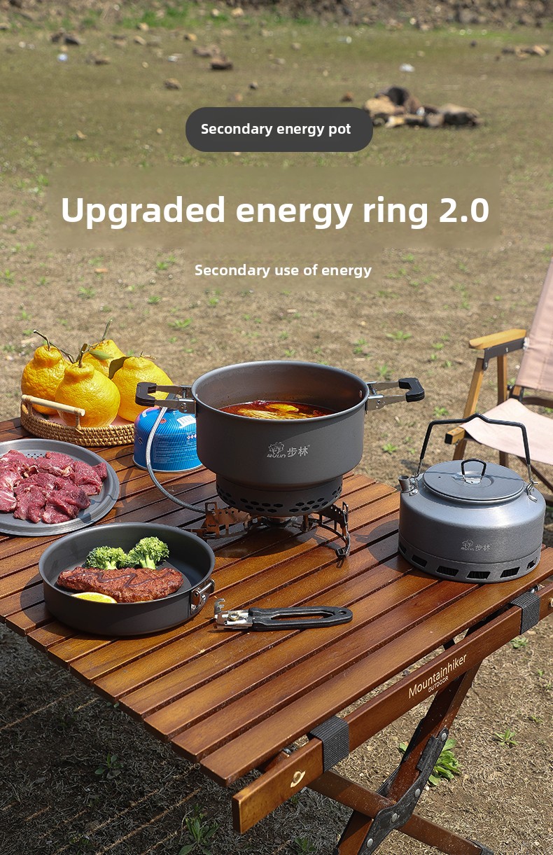 طقم طهي كامل جديد من بولين لعا - مراجعة Camping Cooking Meals وسعره