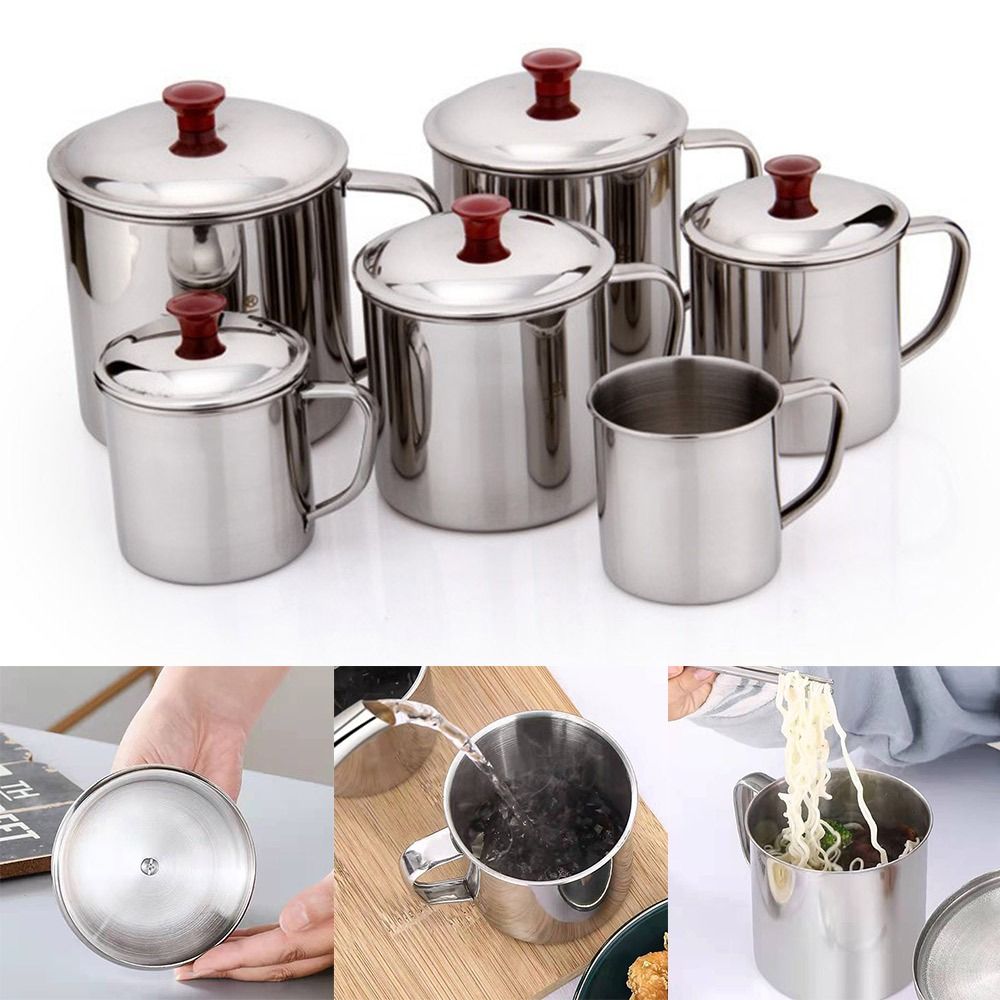 الفولاذ المقاوم للصدأ التخييم  - مراجعة Camping Cooking Mug وسعره