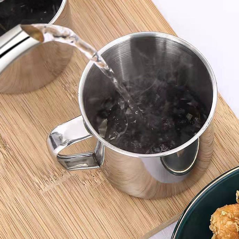 الفولاذ المقاوم للصدأ التخييم  - مراجعة Camping Cooking Mug وسعره