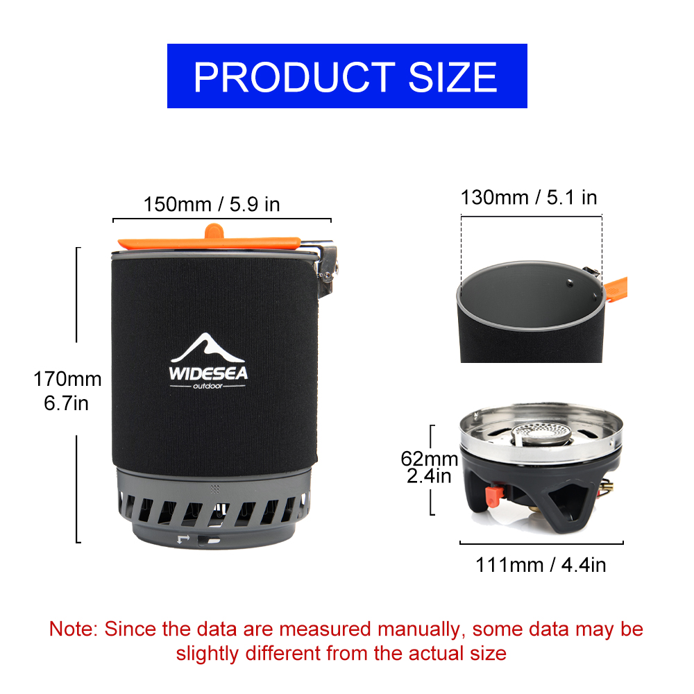 Widesea نظام الطبخ التخييم مع  - مراجعة Camping Cooking Stove وسعره