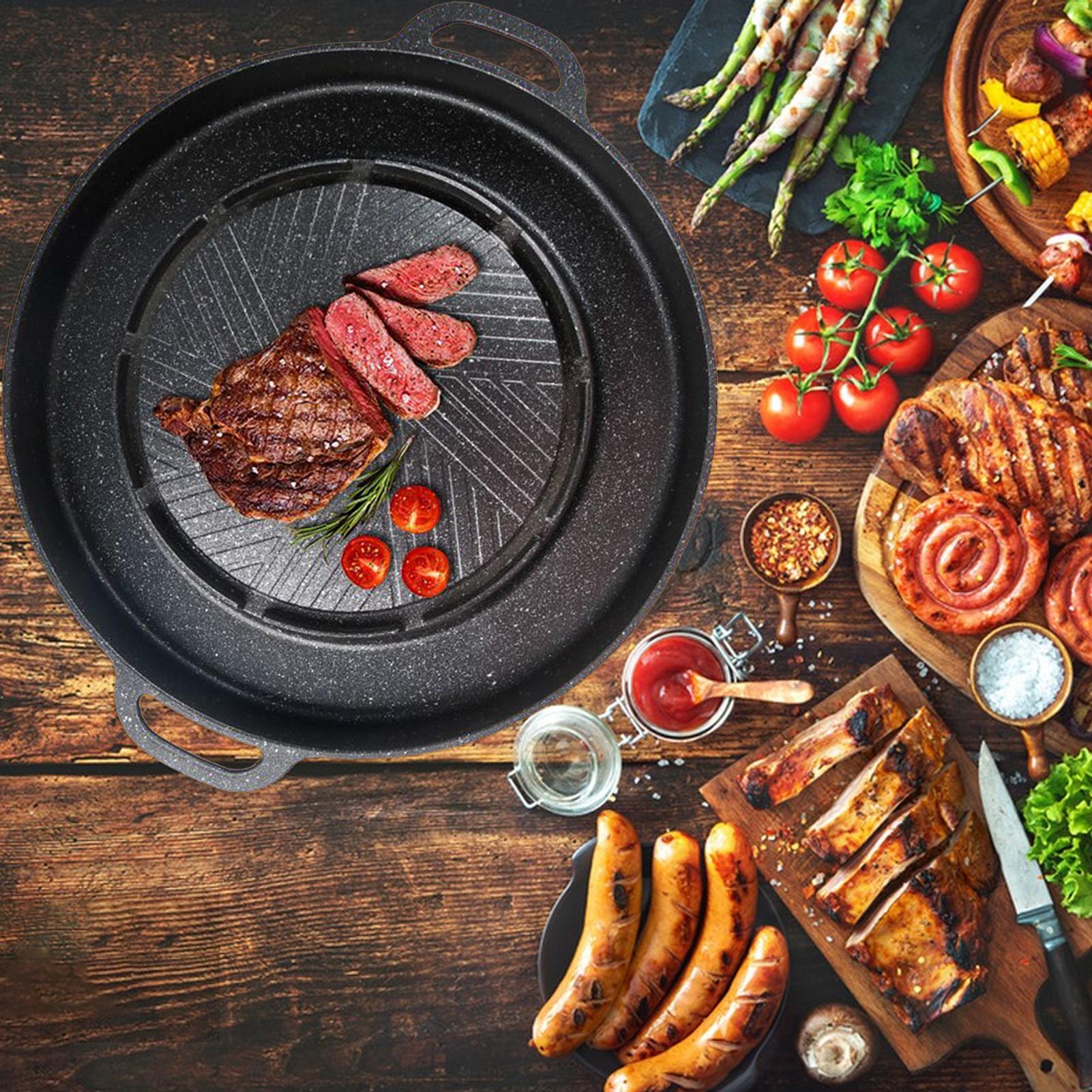 شواية 2 في 1 ومقلاة ساخنة لسطح - مراجعة Camping Cooking Set Non Stick وسعره
