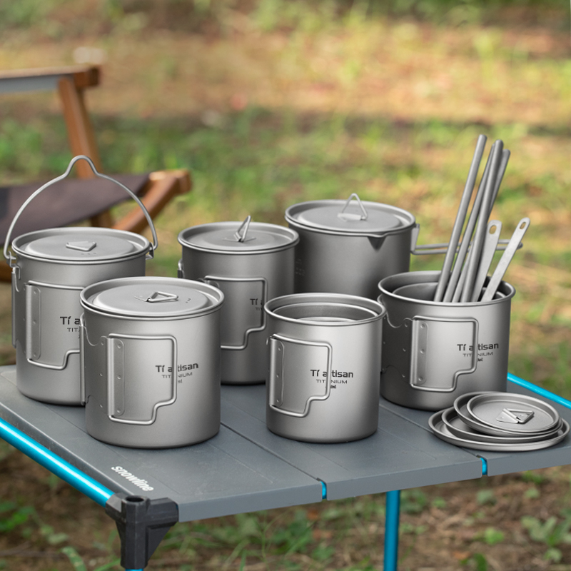 Tiartisan في الهواء الطلق التي - مراجعة Camping Cooking Cup وسعره