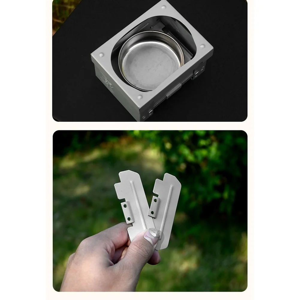 موقد محمول قابل للطي يعمل بالو - مراجعة Camping Cooking Lightweight وسعره