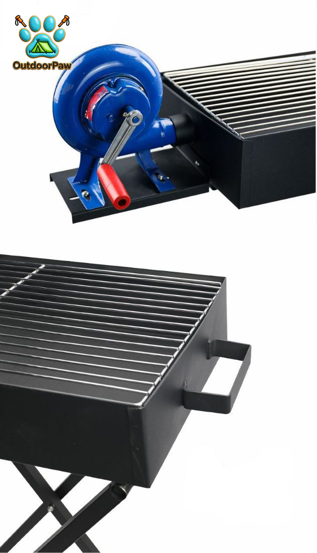 شواية فحم محمولة قابلة للطي من - مراجعة Camp Grill Portable Folding وسعره