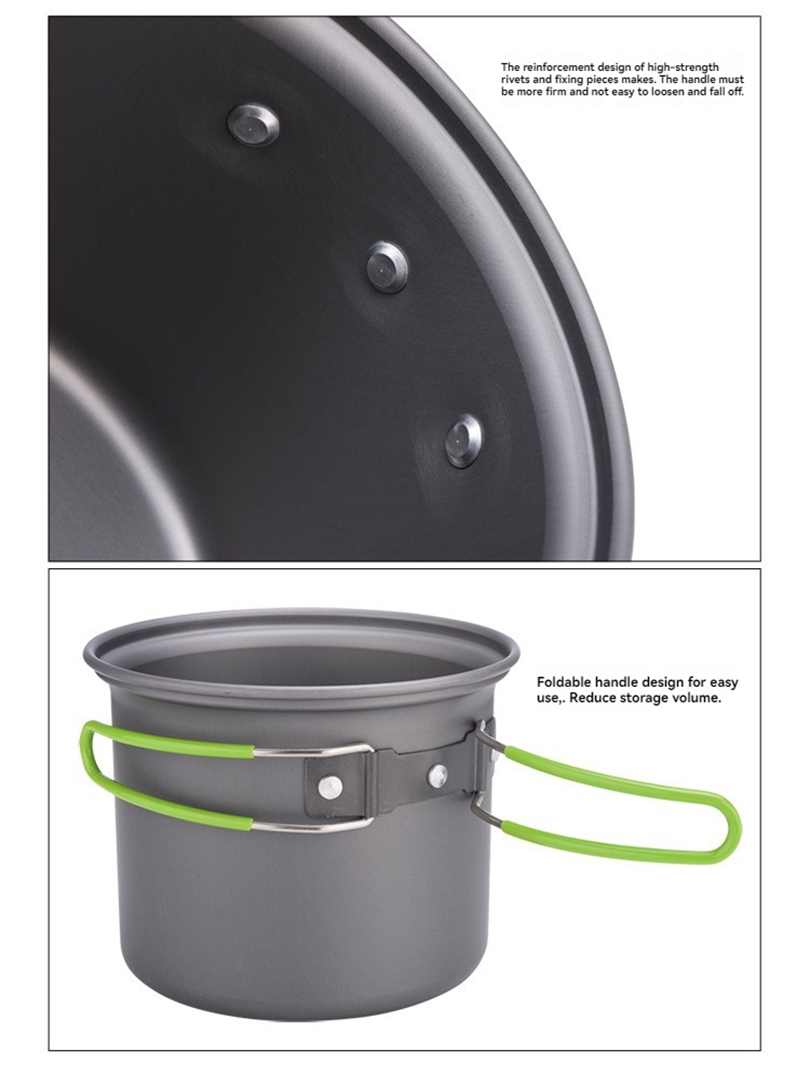 طقم أواني طهي للتخييم BRS-T15A - مراجعة Camping Cooking Mess Kit وسعره