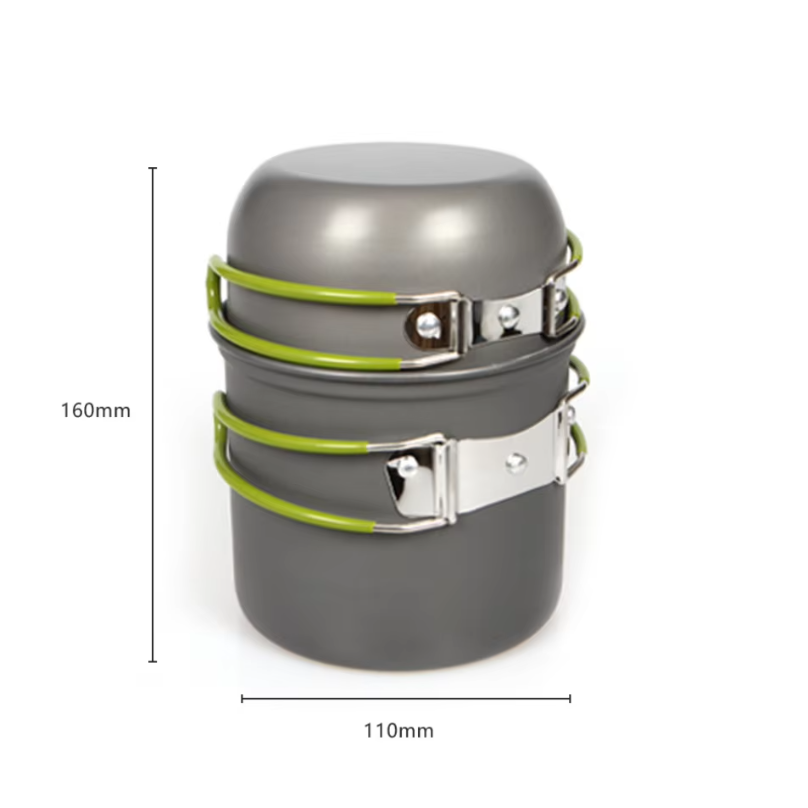 طقم أواني التخييم خفيف الوزن ل - مراجعة Camping Cooking Mess Kit وسعره