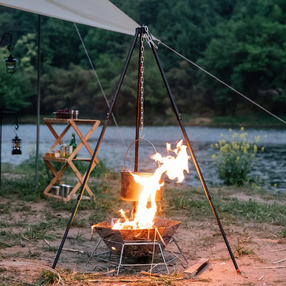 حامل طهي قابل للتعديل للتخييم، - مراجعة Camping Cooking Meals وسعره