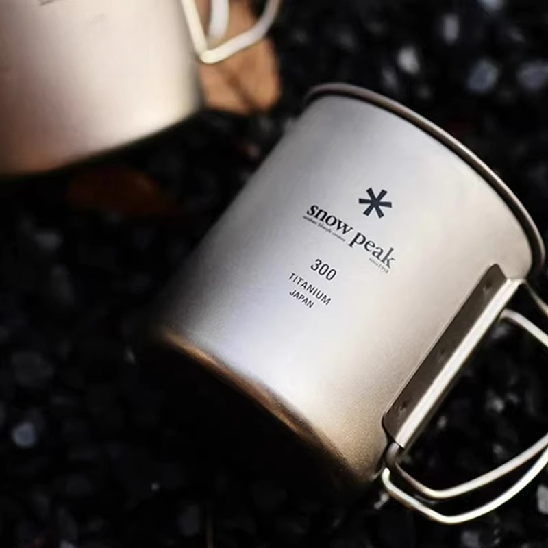 كوب تيتانيوم قابل للطي من سنو  - مراجعة Camping Cooking Mug وسعره