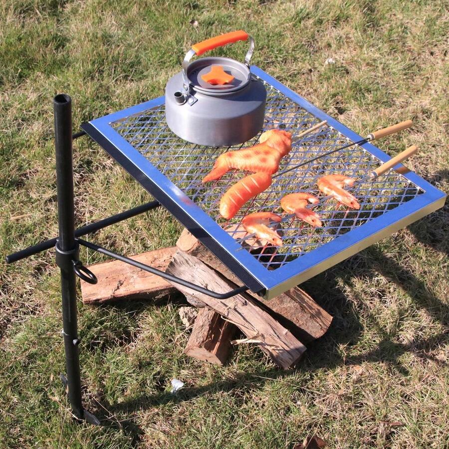 360 °   شواية نار قابلة للتعدي - مراجعة Camping Cooking Without Fire وسعره
