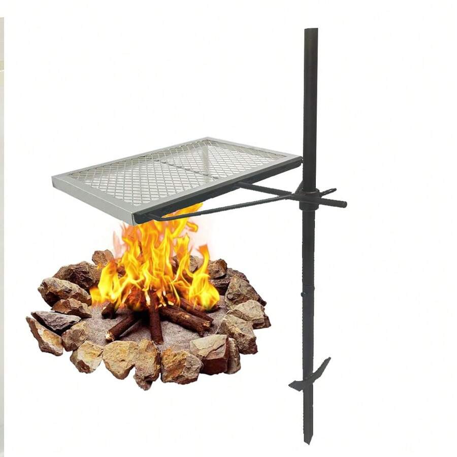360 °   شواية نار قابلة للتعدي - مراجعة Camping Cooking Without Fire وسعره