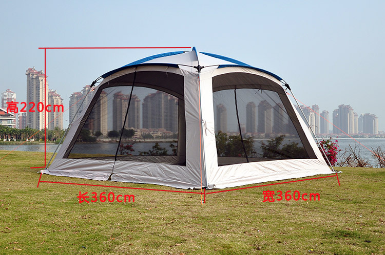 خيمة مظلة أكسفورد مقاومة للمطر - مراجعة Camping Cooking Awning وسعره