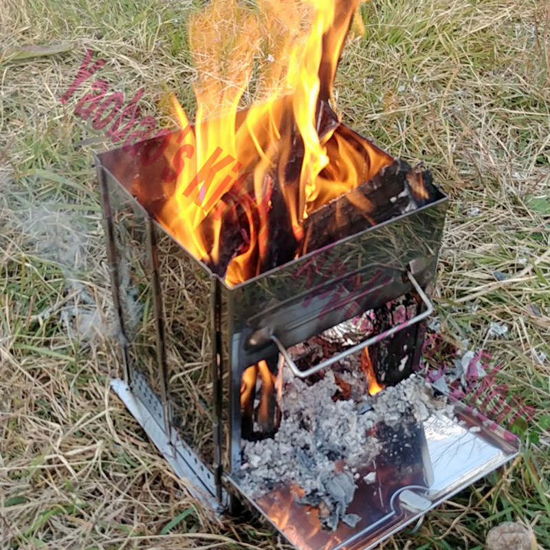 موقد خشبي للتخييم في الهواء ال - مراجعة Camping Cooking Stove وسعره
