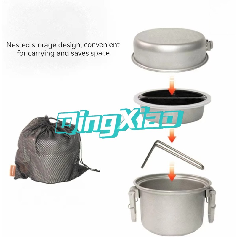 وعاء طهي متعدد الوظائف للتخييم - مراجعة Camping Cooking Pot Stainless Steel وسعره