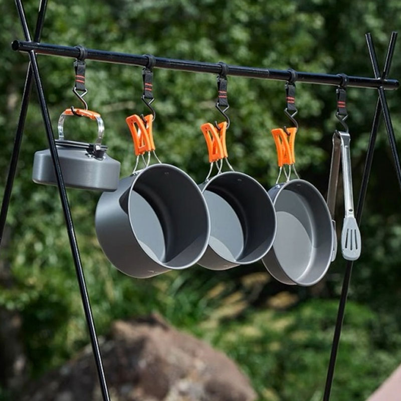 مجموعة أواني طهي للتخييم خفيفة - مراجعة Camping Cooking Mess Kit وسعره